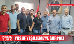 YUSUF YEŞİLLEME'YE SÜRPRİZ DOĞUM GÜNÜ PASTASI