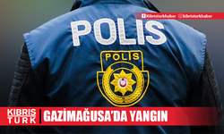 Gazimağusa'da yangın