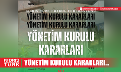 YÖNETİM KURULU KARARLARI