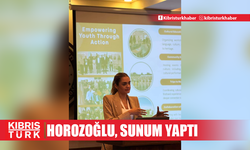 Kıbrıs Türk Gençlik ve Aile Birliği İngiltere Başkanı Horozoğlu, 2. Diaspora Gençlik Forumu’nda sunum yaptı