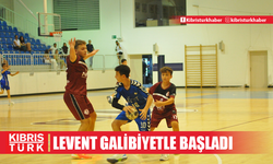 Levent galibiyetle başladı