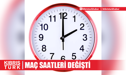 Maç saatleri değişti