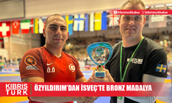 Milli güreşçi Ömer Özyıldırım’dan, İsveç’te bronz madalya