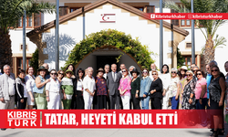 Cumhurbaşkanı Tatar, “Another World is Forever Possible of Peace” heyetini kabul etti