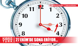 Yaz saati uygulaması 27 Ekim’de sona eriyor…