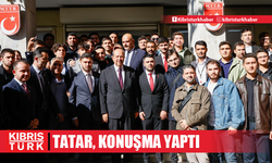 Cumhurbaşkanı Ersin Tatar, Kamu Diplomasisi Akademisi'nde konuşma yaptı