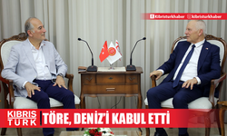 Töre, Anamur Belediye Başkanı Deniz’i kabul etti