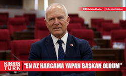 “MECLİS BAŞKANLIĞIM DÖNEMİNDE EN AZ HARCAMA YAPAN BAŞKAN OLDUM”