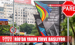 G20 Liderler Zirvesi yarın Rio de Janeiro'da başlayacak