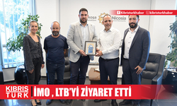 İMO heyeti, LTB Başkanı Harmancı’yı ziyaret etti