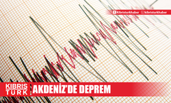 Akdeniz'de deprem