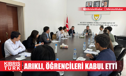 Arıklı, Kırgızistanlı öğrencilerle görüştü