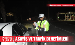 Lefkoşa ve İskele Polis Müdürlükleri’nin sorumluluk alanlarında asayiş ve trafik denetimleri