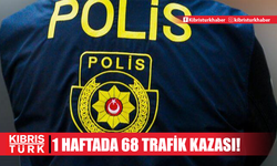 Bir haftada 68 trafik kazası