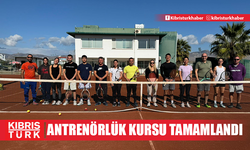 Tenis antrenörlük kursu tamamlandı