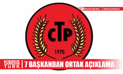 CTP’li 7 belediye başkanından ortak açıklama