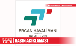 T&T HAVALİMANI İŞLETMECİLİĞİ’NDEN ERCAN’IN “SÖZDE ELEKTRİK BORCU” İLE İLGİLİ BASIN AÇIKLAMASI