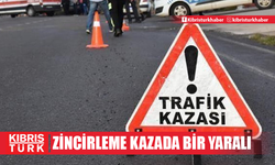 Gazimağusa-Lefkoşa Anayolunda Zincirleme Trafik Kazası: Bir yaralı