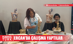 Cankat ve Özdevrim, Ercan Havalimanı’nda workshop çalışması yaptı