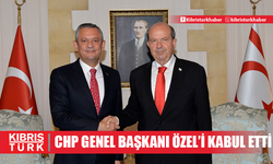 Cumhurbaşkanı Tatar, CHP Genel Başkanı Özel ve beraberindeki heyeti kabul etti