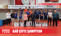 GAÜ çifte şampiyon