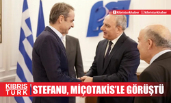 Stefanu Miçotakis ile görüştü