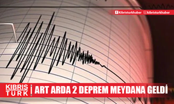 Art arda 2 deprem meydana geldi!