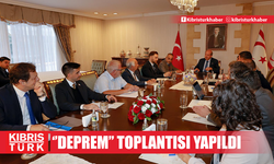 Cumuhurbaşkanı Tatar başkanlığında “deprem” konusunda toplantı yapıldı