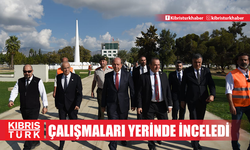 Cumhuriyet Parkı, Çevre Düzenlemesi ve Peyzaj Tasarımı Projesi çalışmalarını yerinde inceledi