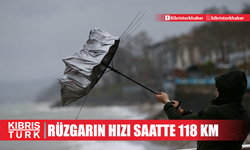 Güneş: "Rüzgarın hızı saatte 118 kilometrenin üzerine çıktı"