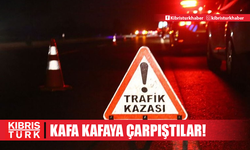 Lefkoşa - Güzelyurt Anayolunda trafik kazası