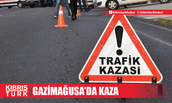 Gazimağusa’da Trafik Kazası