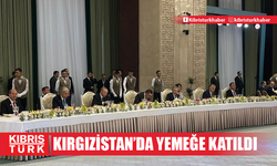 Cumhurbaşkanı Tatar, Kırgızistan'da devlet ve hükümet başkanları onuruna verilen yemeğe katıldı