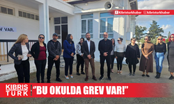 KTÖS, şiddet ve akran zorbalığına karşı Mehmetçik İlkokulu'nda uyarı grevi yaptı