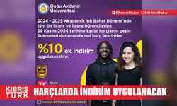 DAÜ Bahar Dönemi erken kayıt harçlarında indirim uygulayacak