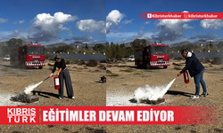 İTFAİYE'NİN İŞLETMELERE YÖNELİK BİLİNÇLENDİRME EĞİTİMLERİ SÜRÜYOR...