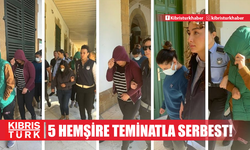 Alkollü mama skandalı: 5 hemşire de teminatla serbest!