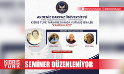 Akdeniz Karpaz Üniversitesi yarın Kamran Aziz’e vefa semineri düzenliyor