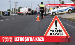 Lefkoşa'da kaza