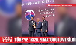 Töre’ye İstanbul’da “Kızıl Elma” ödülü verildi