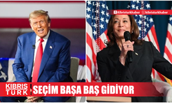 ABD'de başkanlık seçim gününe Harris ile Trump başa baş giriyor