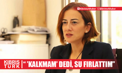 Doğuş Derya: Arbede çıkacak kalk dedim; 'kalkmam' dedi, su fırlattım