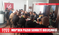 Lefkoşa’da MDP’den Pazar Sohbeti Buluşması