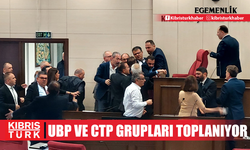 Meclis'te tartışma... Milletvekilleri salondan ayrıldı.. UBP ve CTP grupları toplanıyor