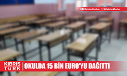 Güney Kıbrıs’ta bir öğrenci okula götürdüğü 15 bin Euro’yu arkadaşlarına dağıttı