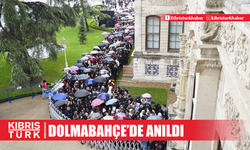 Büyük Önder Atatürk, Dolmabahçe Sarayı'ndaki odasında törenle anıldı