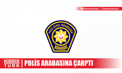 Gazimağusa’da alkollü sürücü yolda duran polis arabasına çarptı