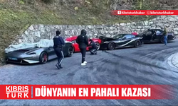 İki Ferrari, 1 Bentley ve 1 McLaren'in karıştığı kaza dünya gündeminde: Hasar korkunç boyutta