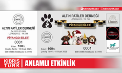 Altın Patiler Derneği, dernek yararına piyango bileti satışı yapıyor