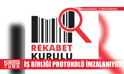 Rekabet Kurulu ile Türkiye Cumhuriyeti Rekabet Kurumu arasında iş birliği protokolü imzalanıyor